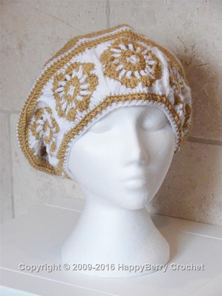Granny Square Beret 
