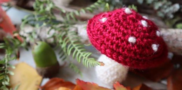 Agaric Crochet Mushroom