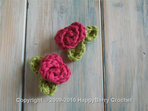 Mini Rose with Leaves