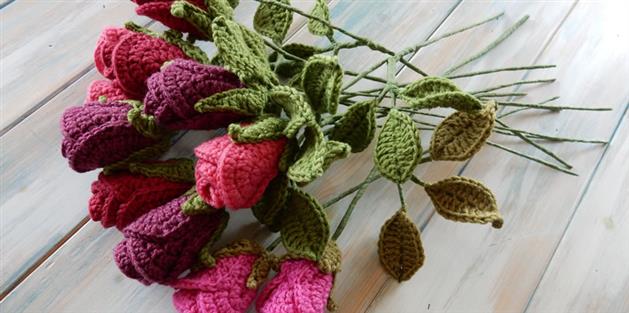 Realistic Crochet Roses