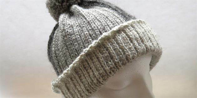 Crochet Knit Stitch Beanie 