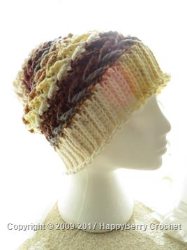Zig Zag Ribbed Beanie