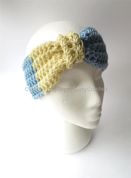 Tunisian Lace Head Band