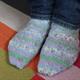 Tunisian Basket Weave Socks