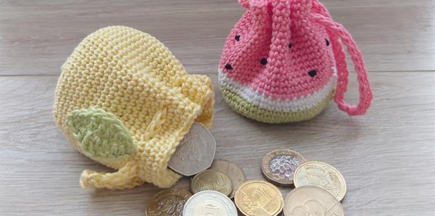 Watermelon & Lemon Coin Purse