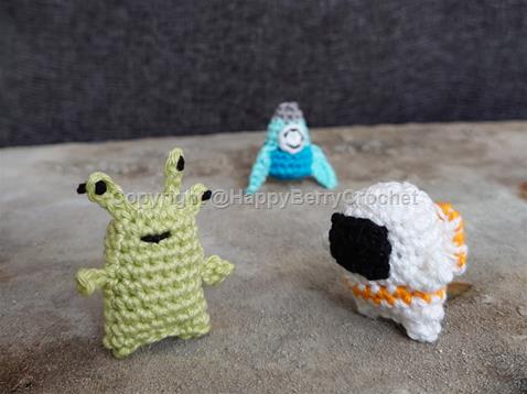 25 Yarn Scrap Mini Figures eBook