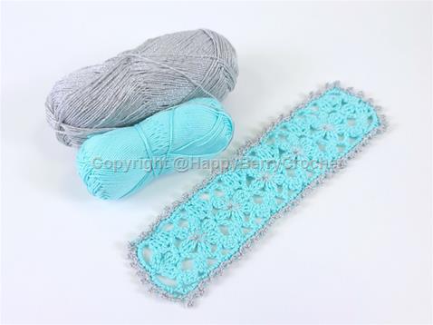 Daisy Lace Crochet Bookmark