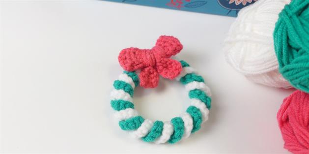 Mini Crochet Wreath