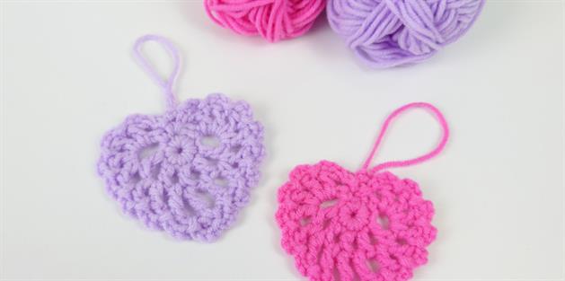 Lace Picot Heart