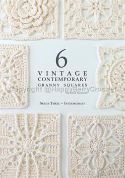 6 Vintage Contemporary Granny Squares - Series 3 Intermediate
