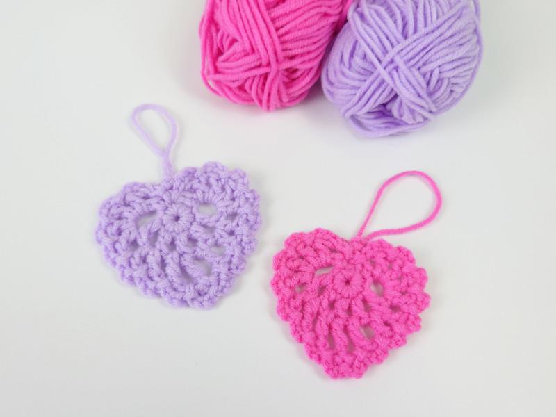 Revisiting an old Pattern: Lace Picot Heart from 2019